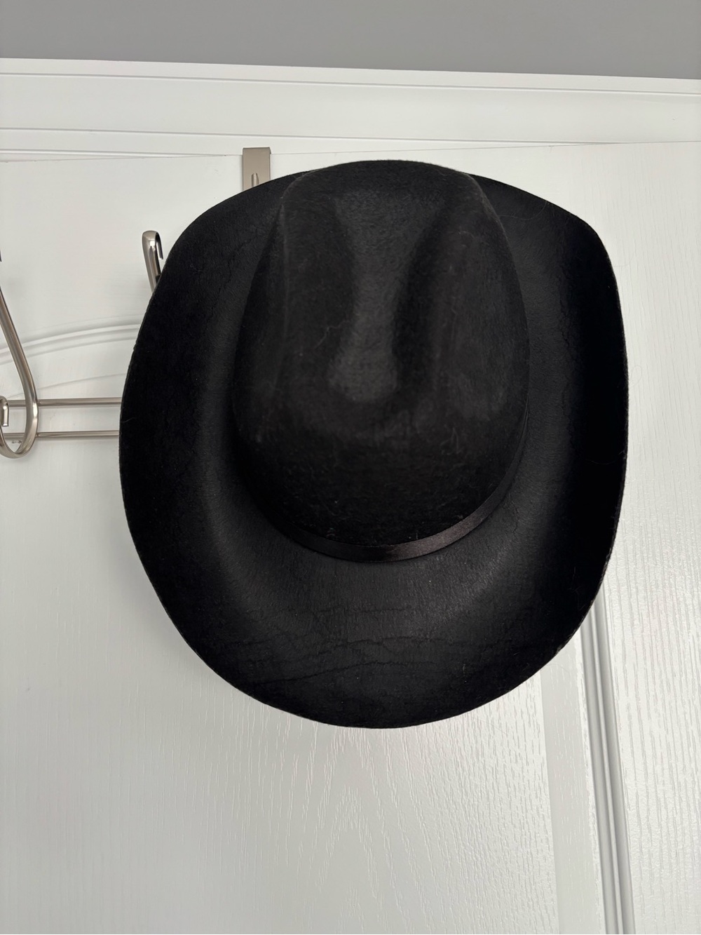 Classic Black Felt Fedora Hat